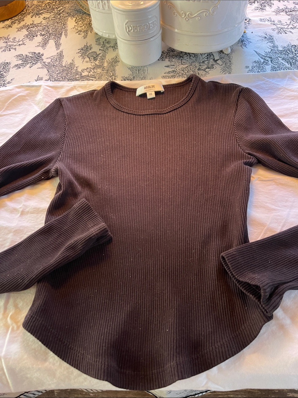 Agolde long sleeve tee size xs